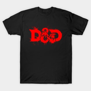 Dungeons & Dragons - Red Splats T-Shirt